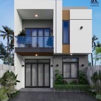 Cần tiền bán gấp mặt tiền đường nhựa 1 lầu 1 trệt mới xây chưa ở TT Long Điền, BRVT